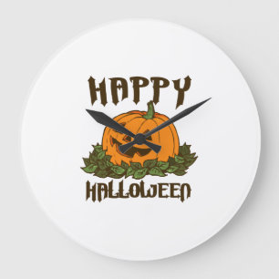 Grande Horloge Ronde Joyeux Halloween Déguisement drôle d'Halloween