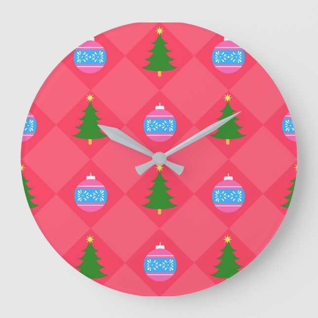 Grande Horloge Ronde Joyeux Noël (Recto)