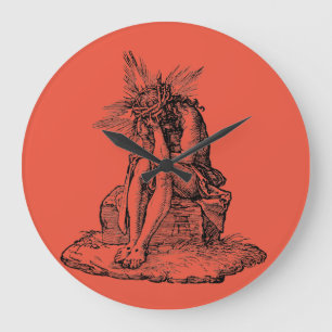 Grande Horloge Ronde Jugement de Jésus-Christ