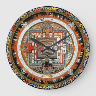 Grande Horloge Ronde Kalachakra Mandala