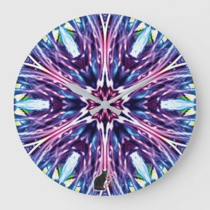 Grande Horloge Ronde Kaleidoscope