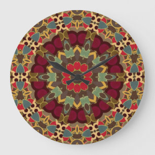 Grande Horloge Ronde Kaleidoscope
