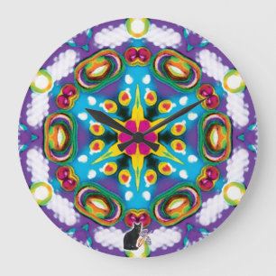 Grande Horloge Ronde Kaleidoscope de confection