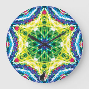 Grande Horloge Ronde Kaléidoscope de Joules