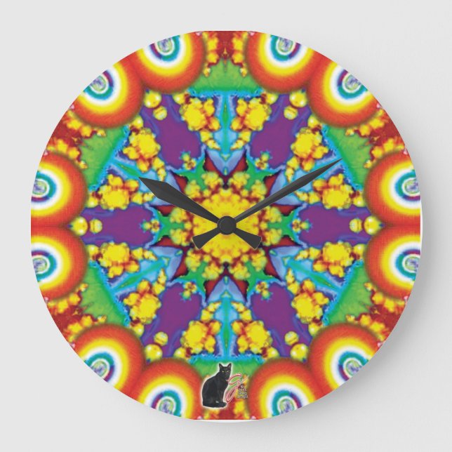 Grande Horloge Ronde Kaleidoscope phylétique (Recto)