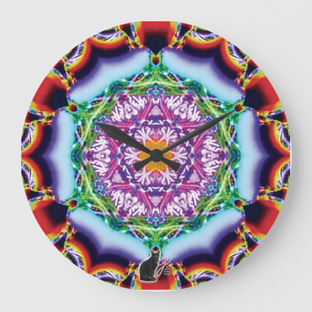 Grande Horloge Ronde Kaleidoscope sionesque (Recto)