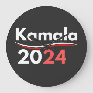 Grande Horloge Ronde kamala harris, kamala harris, kamala harris 2024