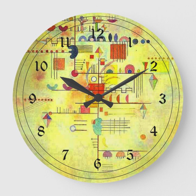 Grande Horloge Ronde Kandinsky - Accent Doux (Recto)