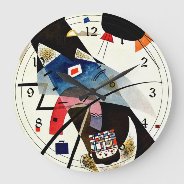 Grande Horloge Ronde Kandinsky - Deux points noirs (Recto)