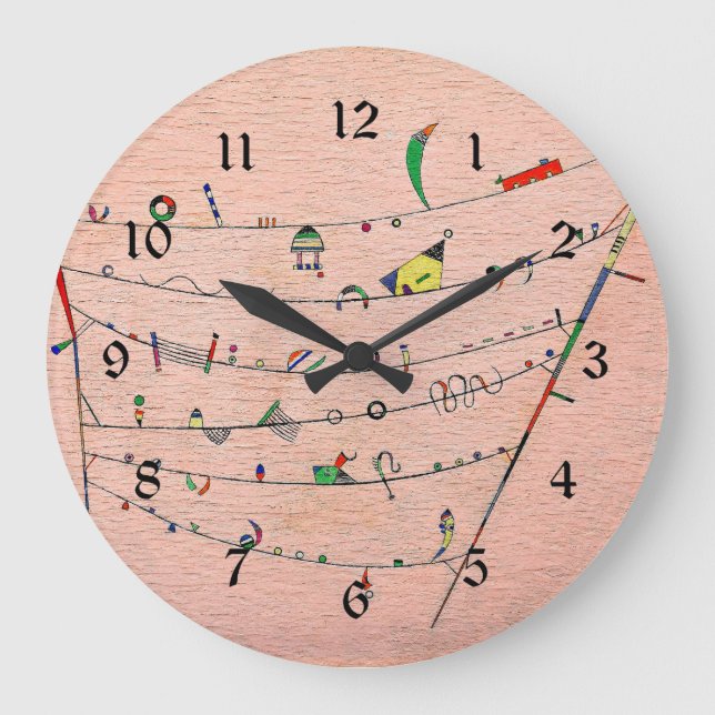 Grande Horloge Ronde Kandinsky - Petits Accents  (Recto)