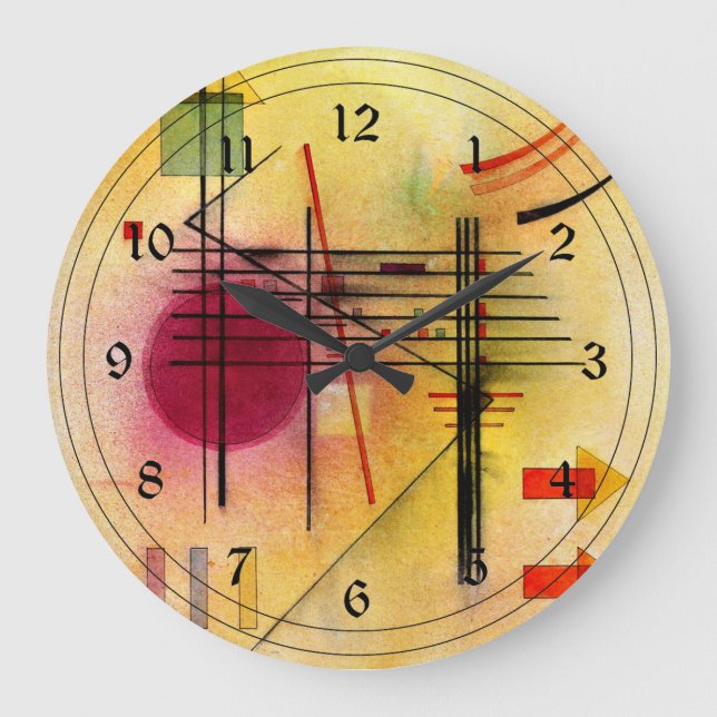 Grande Horloge Ronde Kandinsky - Vibrant (Recto)