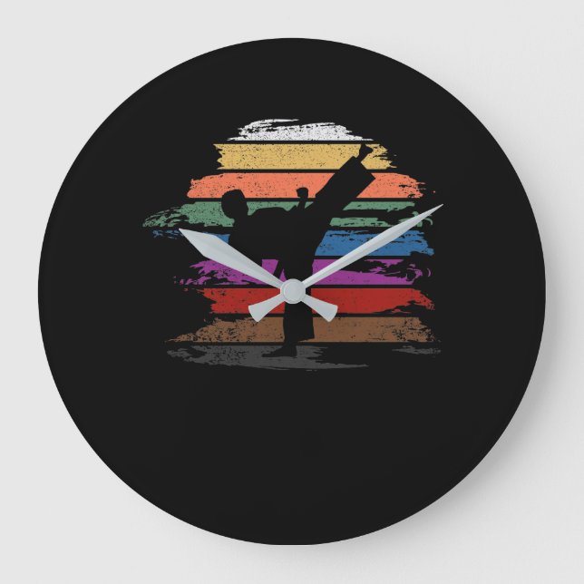 Grande Horloge Ronde Karaté Belt Colors (Recto)