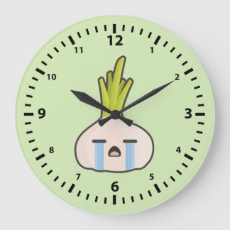 Grande Horloge Ronde Kawaii Onion