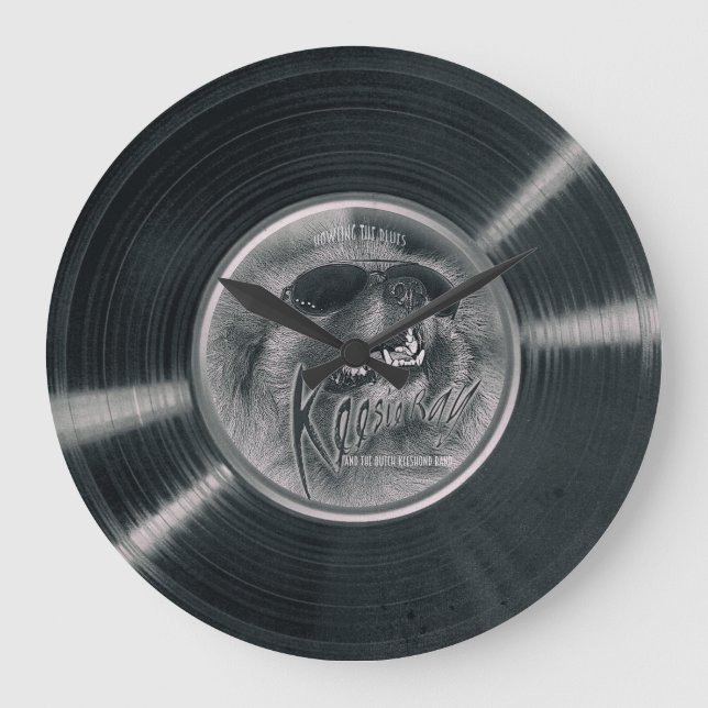 Grande Horloge Ronde Keesie Ray temps à rock horloge! (Recto)