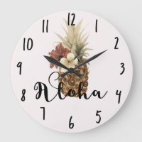 Ketmie tropicale vintage d'ananas florale Aloha