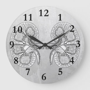 GRANDE HORLOGE RONDE KIDNEY 2