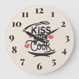 Grande Horloge Ronde Kiss the cook