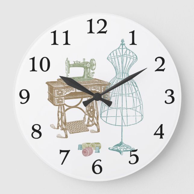 Grande Horloge Ronde Kit de forme pour broyeur d'antiquités Bureau de c (Recto)