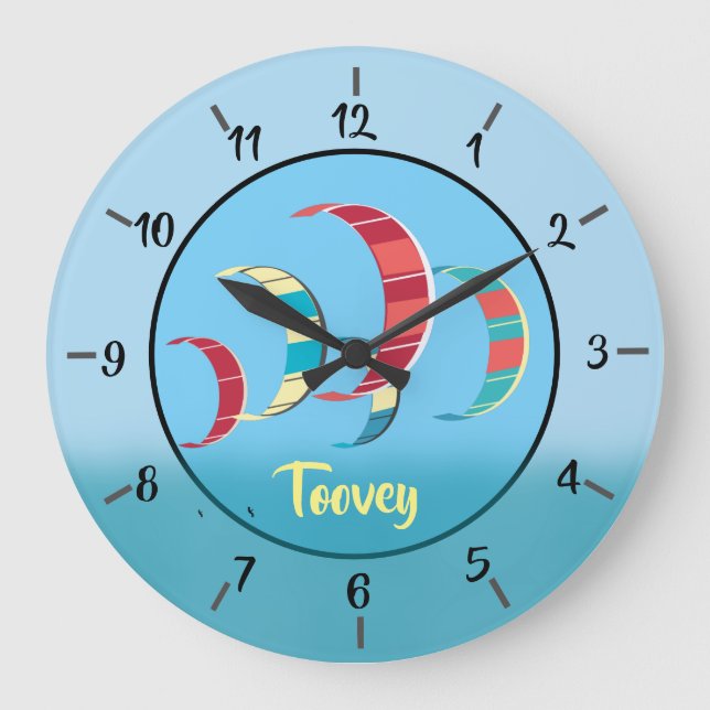 Grande Horloge Ronde Kite Surf (Recto)