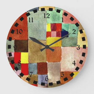 Grande Horloge Ronde Klee : Flora on Sand