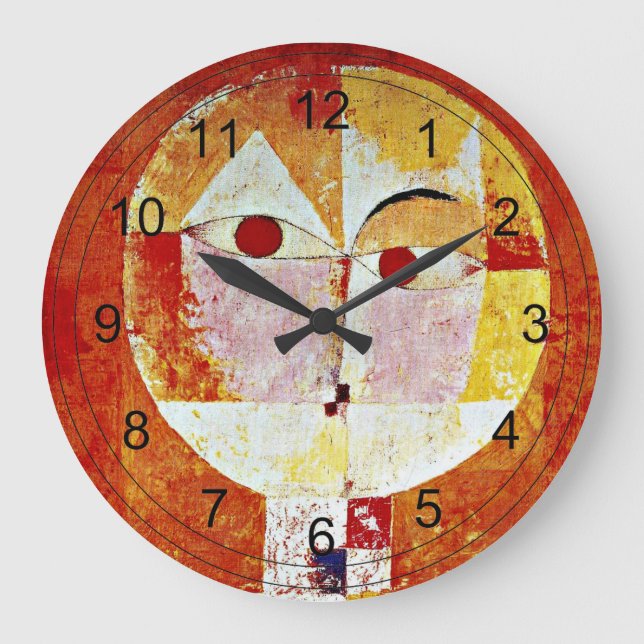 Grande Horloge Ronde Klee : Senecio (Recto)