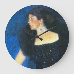 Grande Horloge Ronde Klimt Portrait du Rose von Rosthorn-Friedmann
