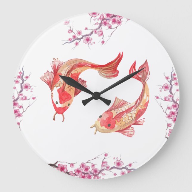 Grande Horloge Ronde Koi Pond (Recto)