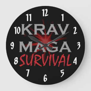 Grande Horloge Ronde Krav Maga