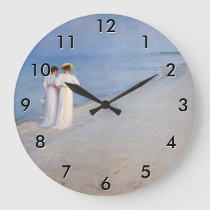 Grande Horloge Ronde Kroyer - Soirée d'été sur Skagen Beach
