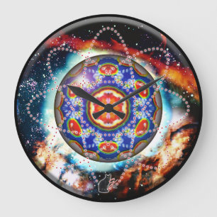 Grande Horloge Ronde Kyron Orbz Kaleid