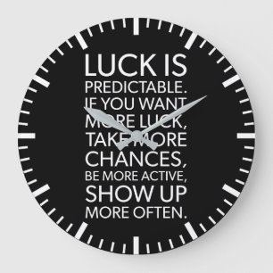 Grande Horloge Ronde La chance est prévisible - Gymnase, Hustère, Succè