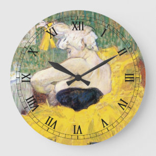 Grande Horloge Ronde La Clownesse (clown) Cha-U-Kao par Toulouse Lautre