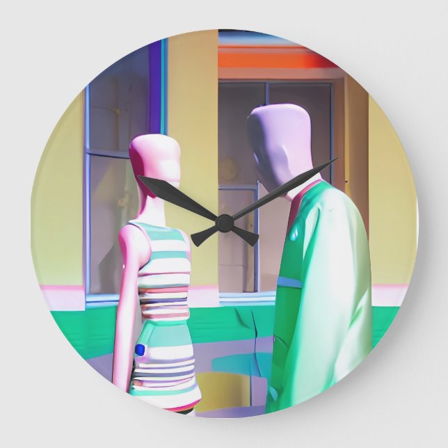 Grande Horloge Ronde La Conversation (Recto)