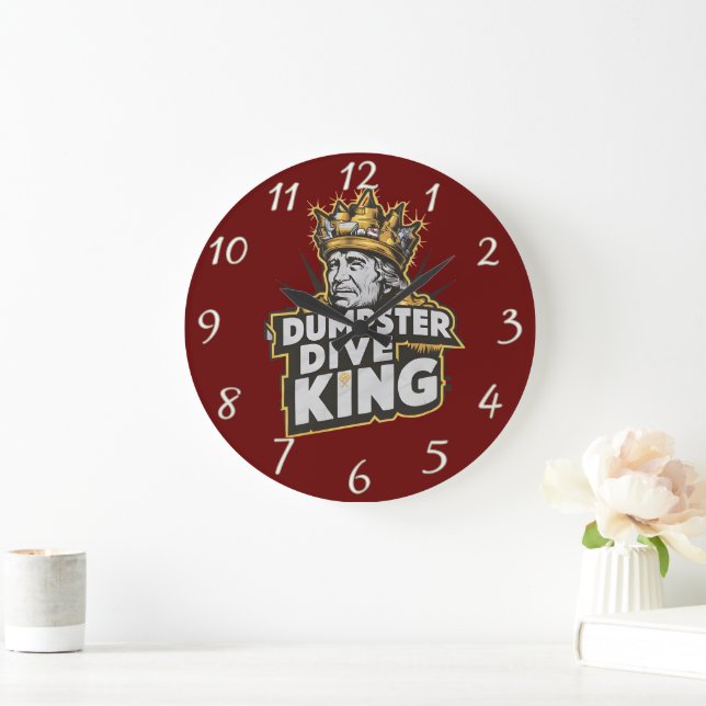 Grande Horloge Ronde La crête des rois de plongée de Dumpster (Maison)