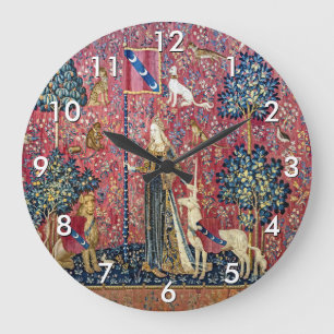Grande Horloge Ronde La Dame et la licorne, Touch