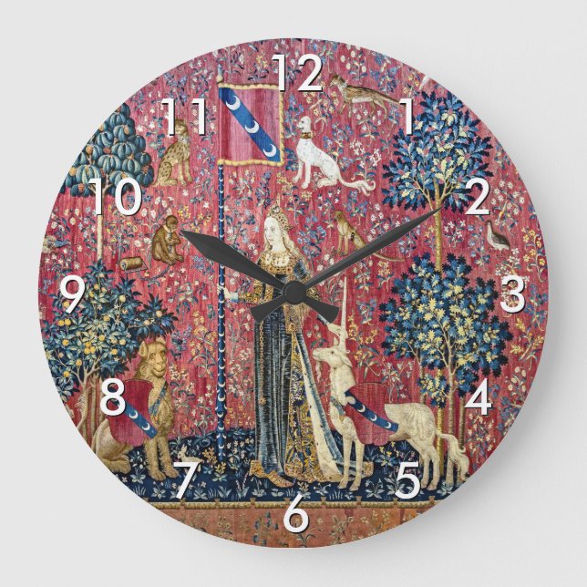 Grande Horloge Ronde La Dame et la licorne, Touch (Recto)