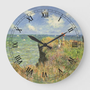 Grande Horloge Ronde La falaise à Pourville de Claude Monet