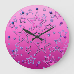 Grande Horloge Ronde La fête de Noël gradient paitter shine congras st