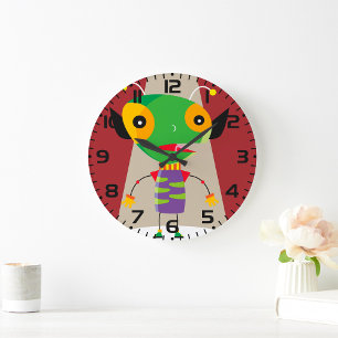 Grande Horloge Ronde La fourmi dans les projecteurs