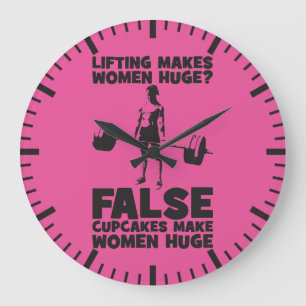 Grande Horloge Ronde La Levée Fait De La Femme Une Énorme ? FALSE. Cupa
