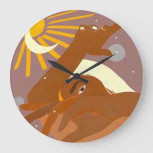Grande Horloge Ronde La Lune danse avec moi