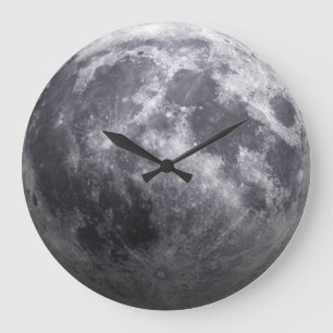 Grande Horloge Ronde La lune - effet 3D