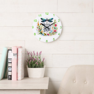 Grande Horloge Ronde La Magie de la floraison printanière