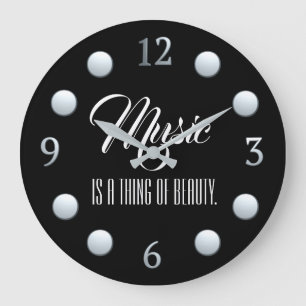 Grande Horloge Ronde La Musique Est Une Chose De Beauté