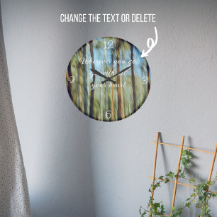 Grande Horloge Ronde La pinède ensoleillée