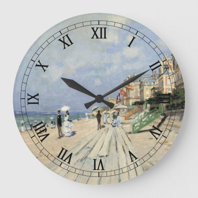 Grande Horloge Ronde La promenade de Trouville par Claude Monet (Recto)