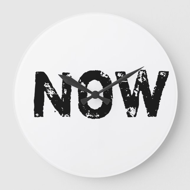 Grande Horloge Ronde La seule fois est maintenant (Recto)