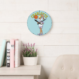 Grande Horloge Ronde La spirale de Lola