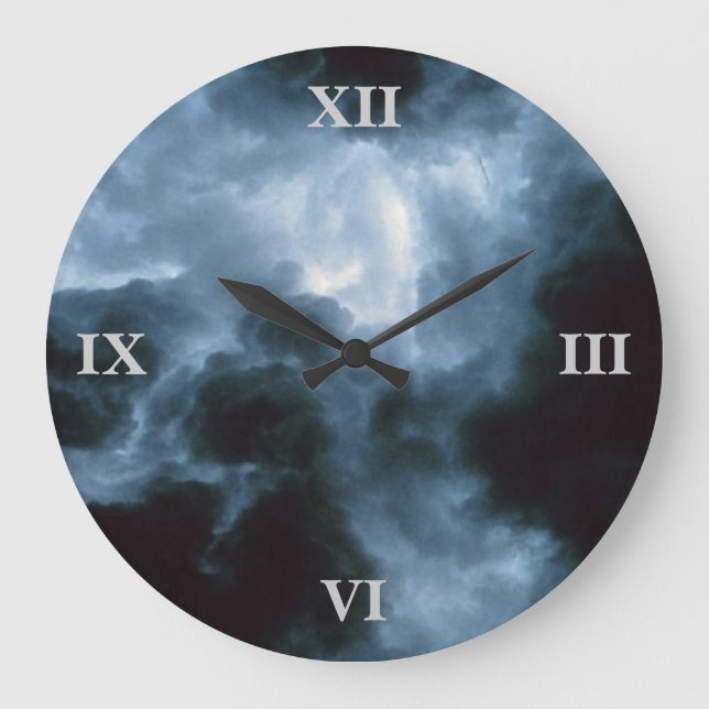 Grande Horloge Ronde La Tempête (Recto)