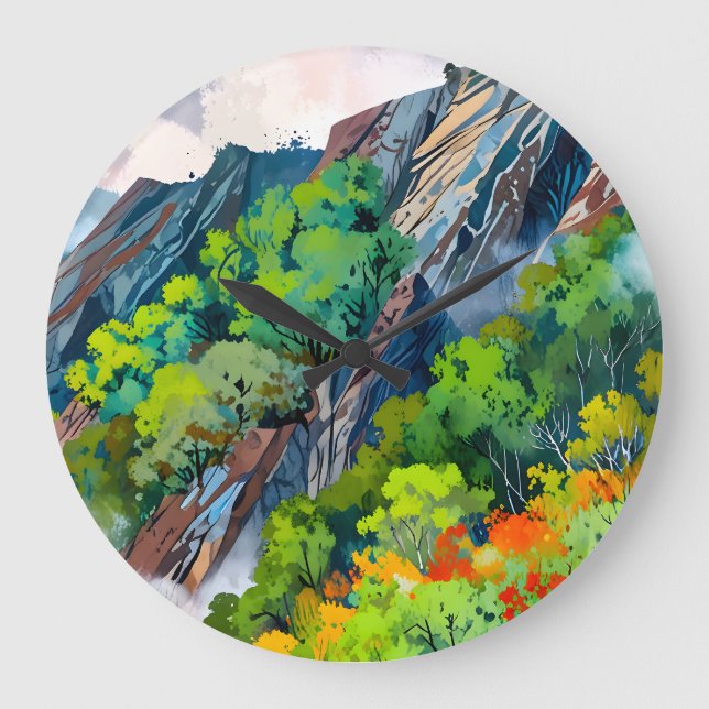 Grande Horloge Ronde La toile de la nature (Recto)